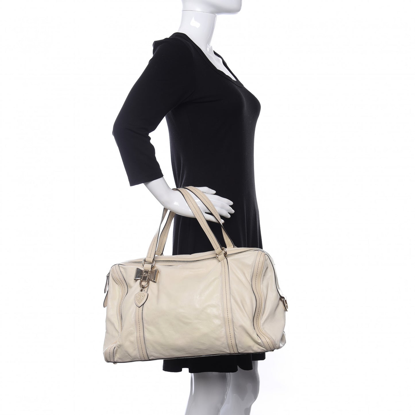 Nappa Medium Duchessa Boston Off White