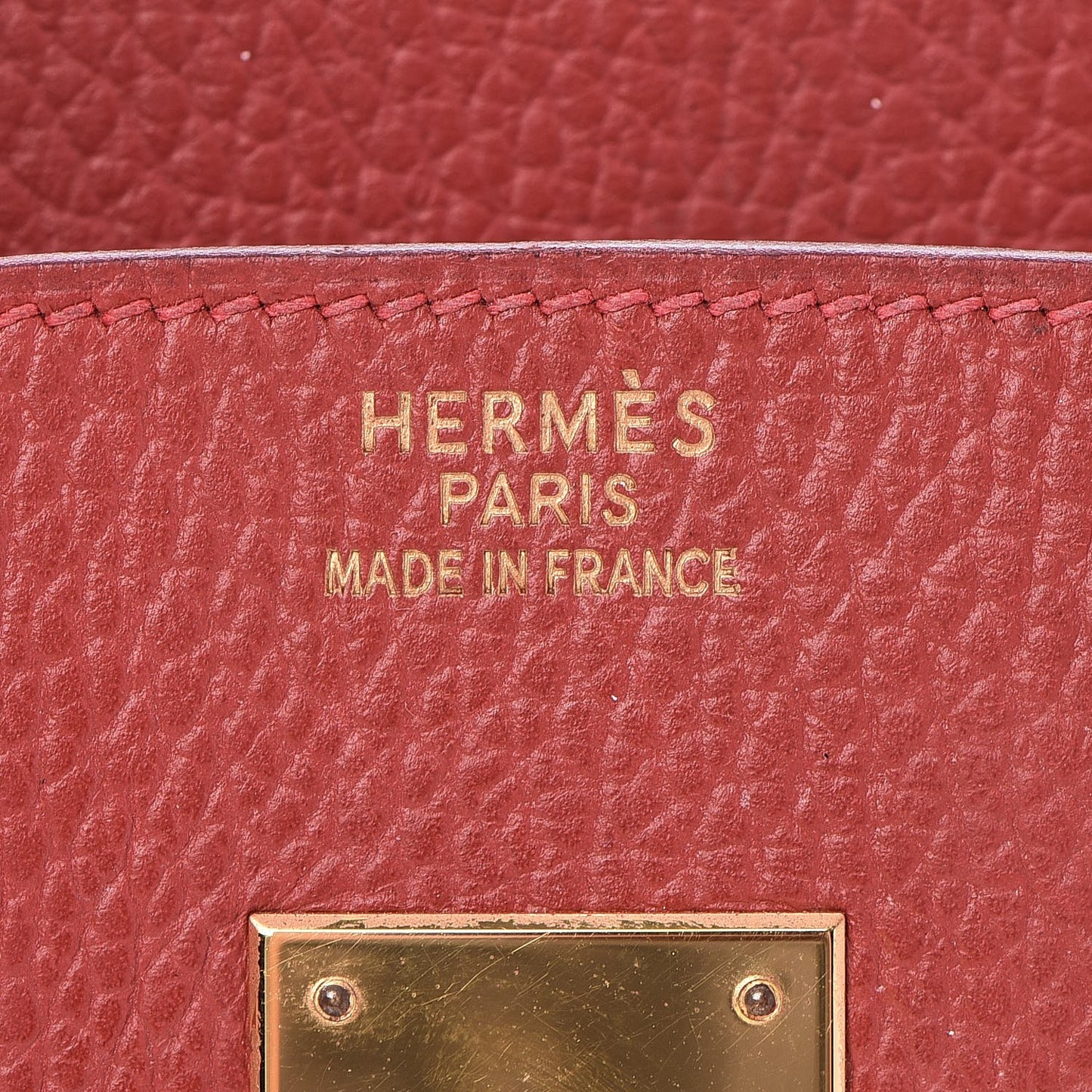 Togo Birkin 35 Rouge Vif