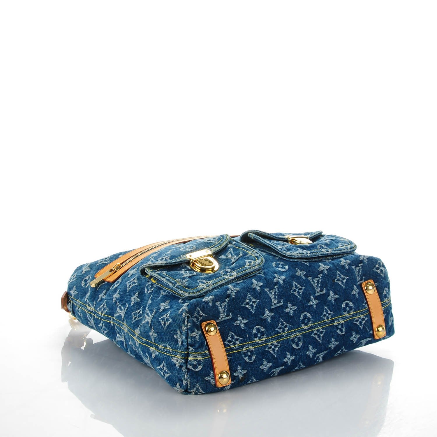 Louis Vuitton Denim Baggy GM Blue 4 of 9