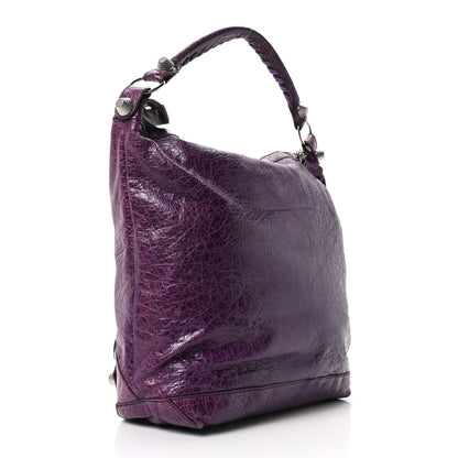 Balenciaga Agneau Giant 21 Silver Hardware Day Hobo Raisin 3 of 10