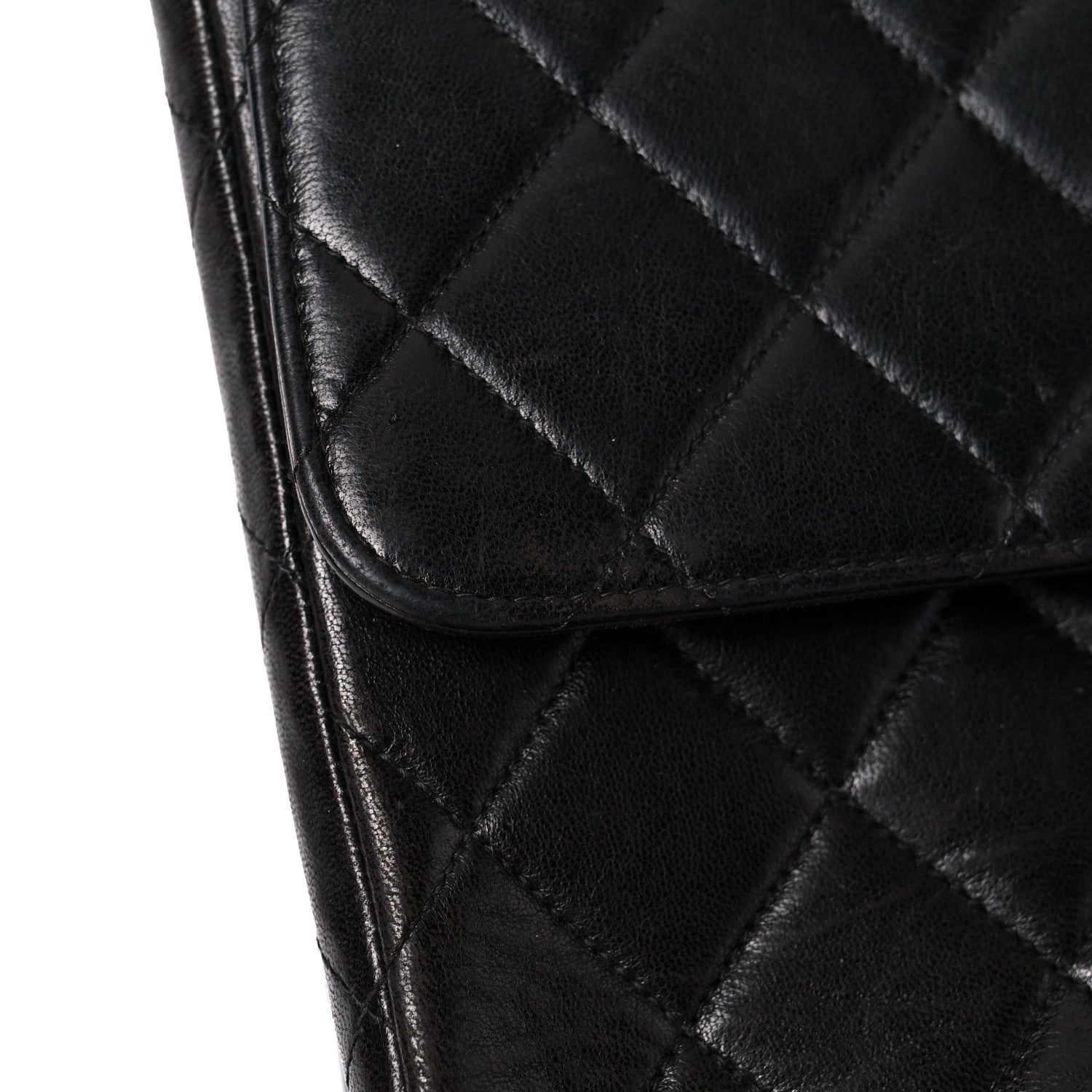 Chanel Lambskin Quilted Jumbo Single Flap Black 18 of 26