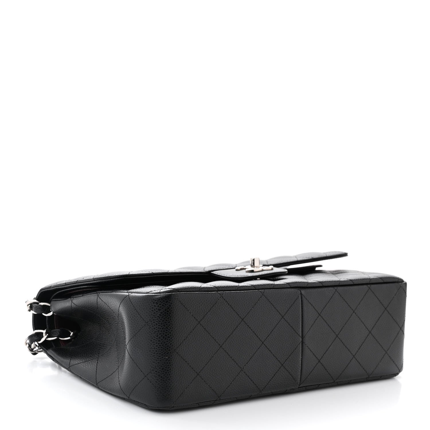Chanel Caviar Quilted Jumbo Double Flap Black 4 of 11