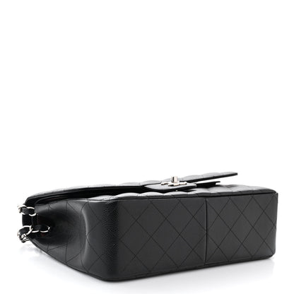 Chanel Caviar Quilted Jumbo Double Flap Black 4 of 11