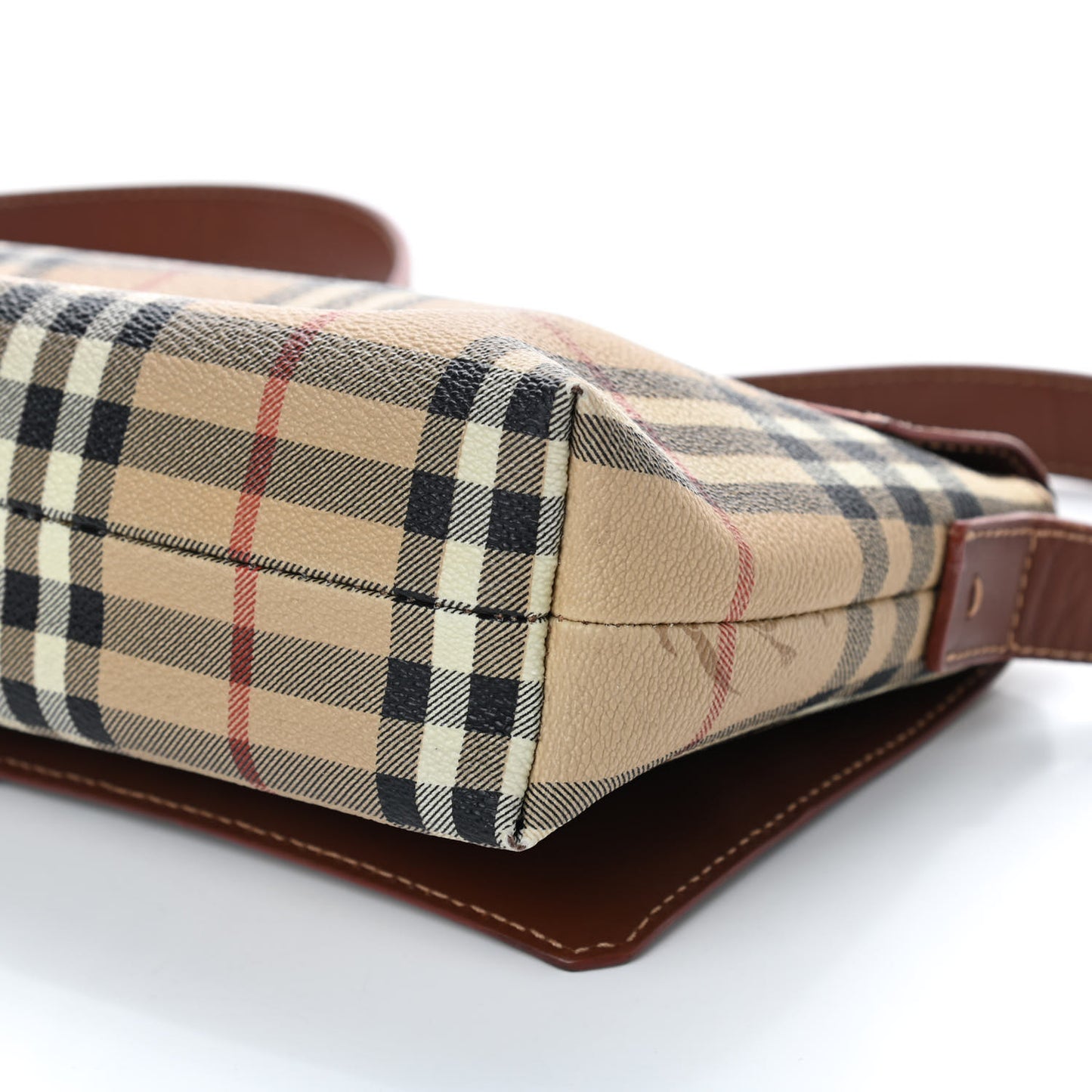 Haymarket Check Shoulder Bag Military Red