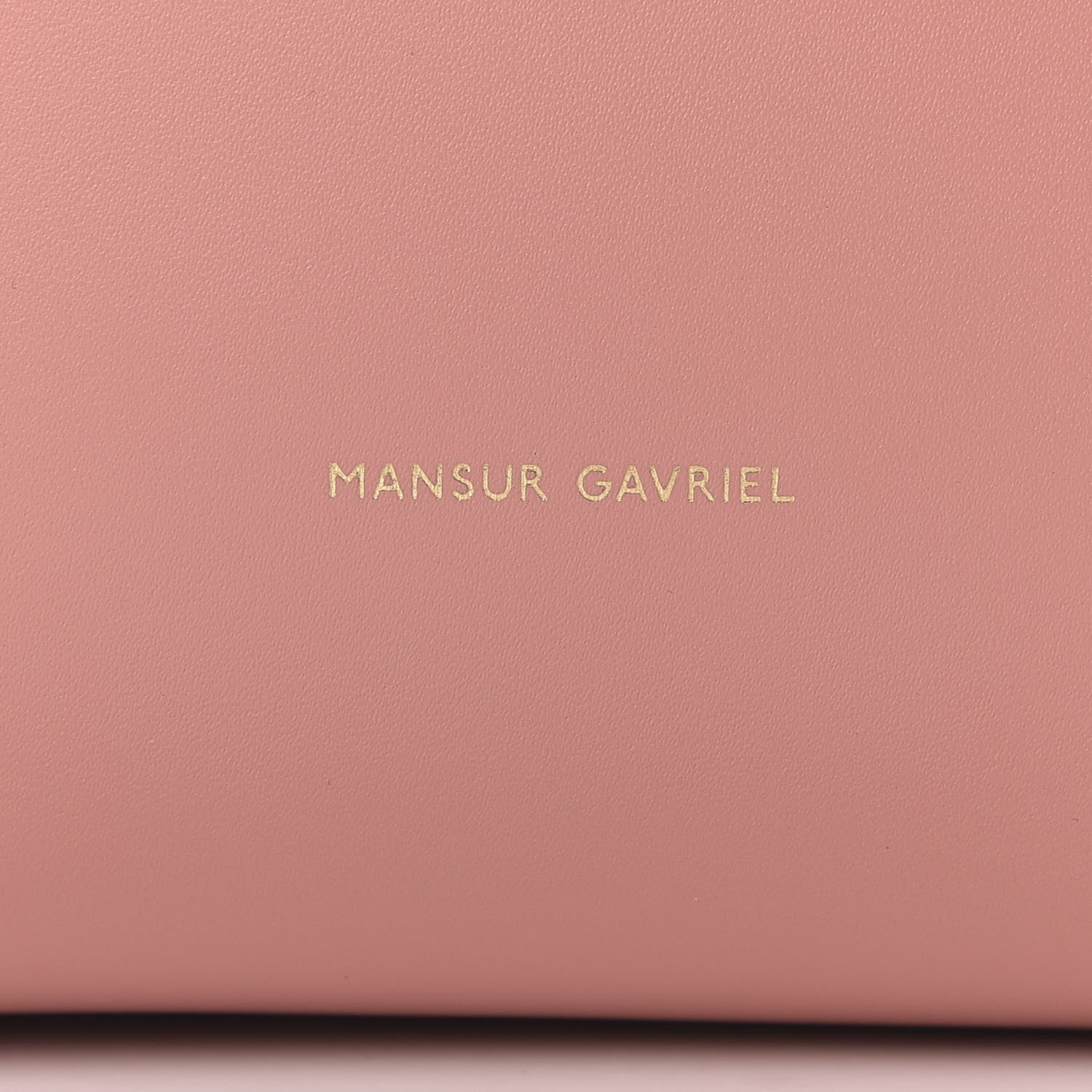 Mansur Gavriel Calfskin Mini Bucket Bag Blush 9 of 9