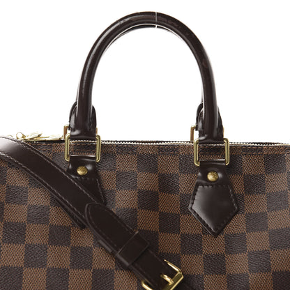 Louis Vuitton Damier Ebene Speedy Bandouliere 25 14 of 14