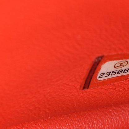 Chanel Lambskin Quilted Jumbo Double Flap Red 7 of 18