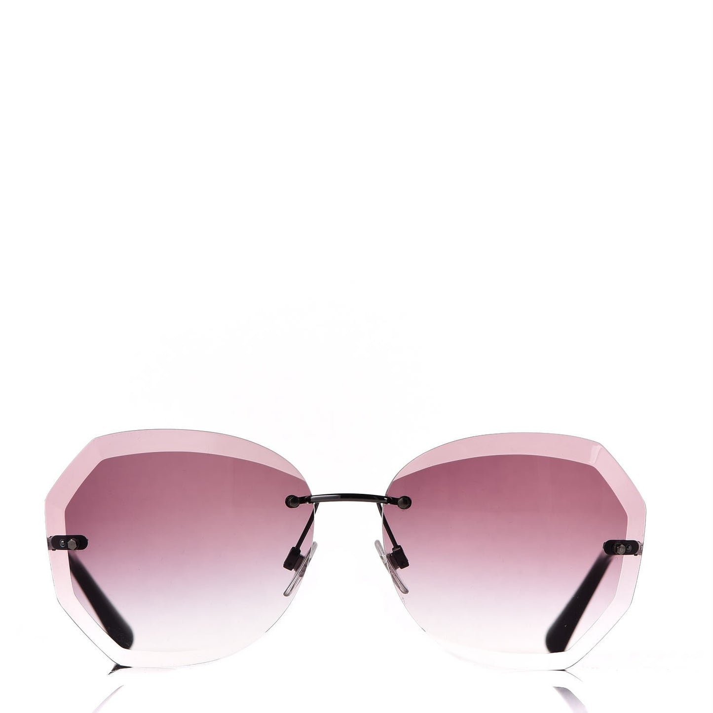 Metal Spring Round Sunglasses 4220 Pink