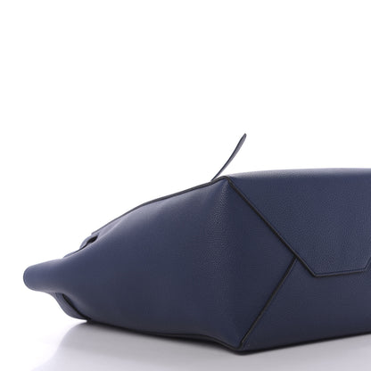 Celine Soft Grained Calfskin Small Belt Cabas Phantom Deep Blue 7 of 10