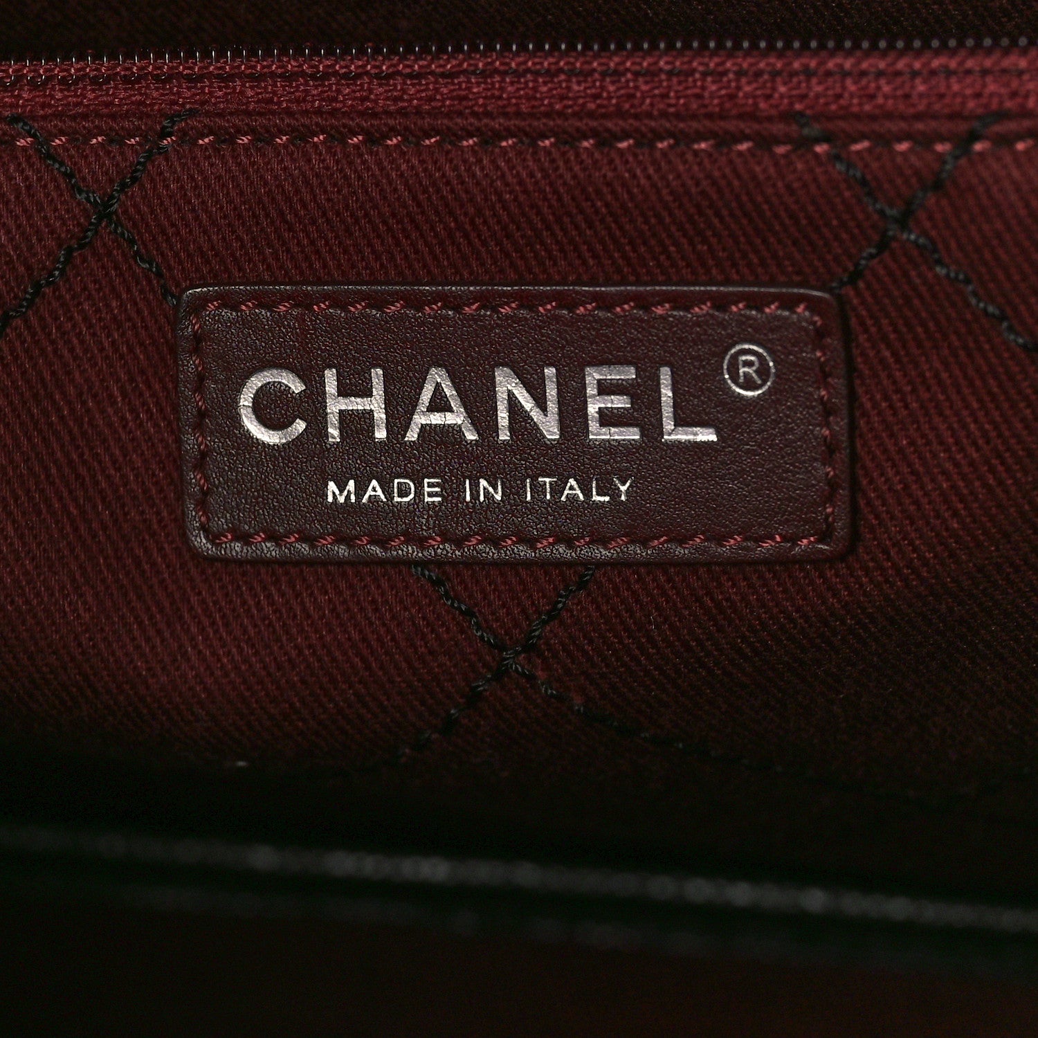 Chanel Grained Calfskin Shopping Fever Tote Black 7 of 11