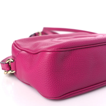 Gucci Cellarius Calfskin Small Soho Disco Bag Bright Bouganville 8 of 9