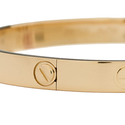 Cartier 18K Yellow Gold LOVE Bracelet 17 7 of 9