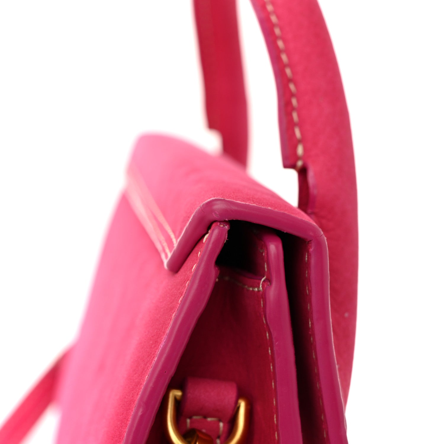 Jacquemus Nubuck Le Chiquito Long Dark Pink 11 of 14
