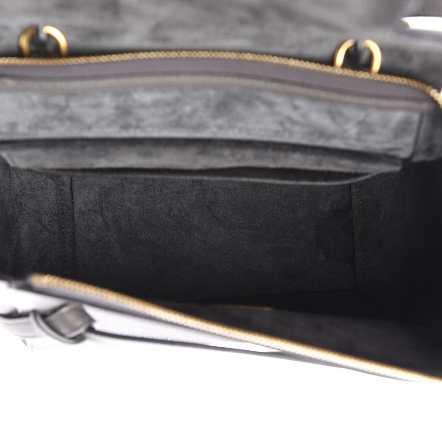 Celine Grained Calfskin Micro Belt Bag Grey 5 of 12