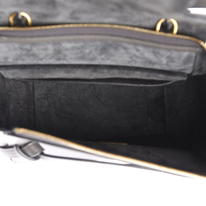 Celine Grained Calfskin Micro Belt Bag Grey 5 of 12