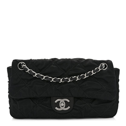 Chanel Fabric Quilted Le Marais Flap Black 1 of 10