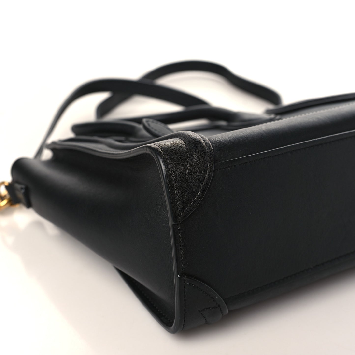 Smooth Calfskin Nano Luggage Black
