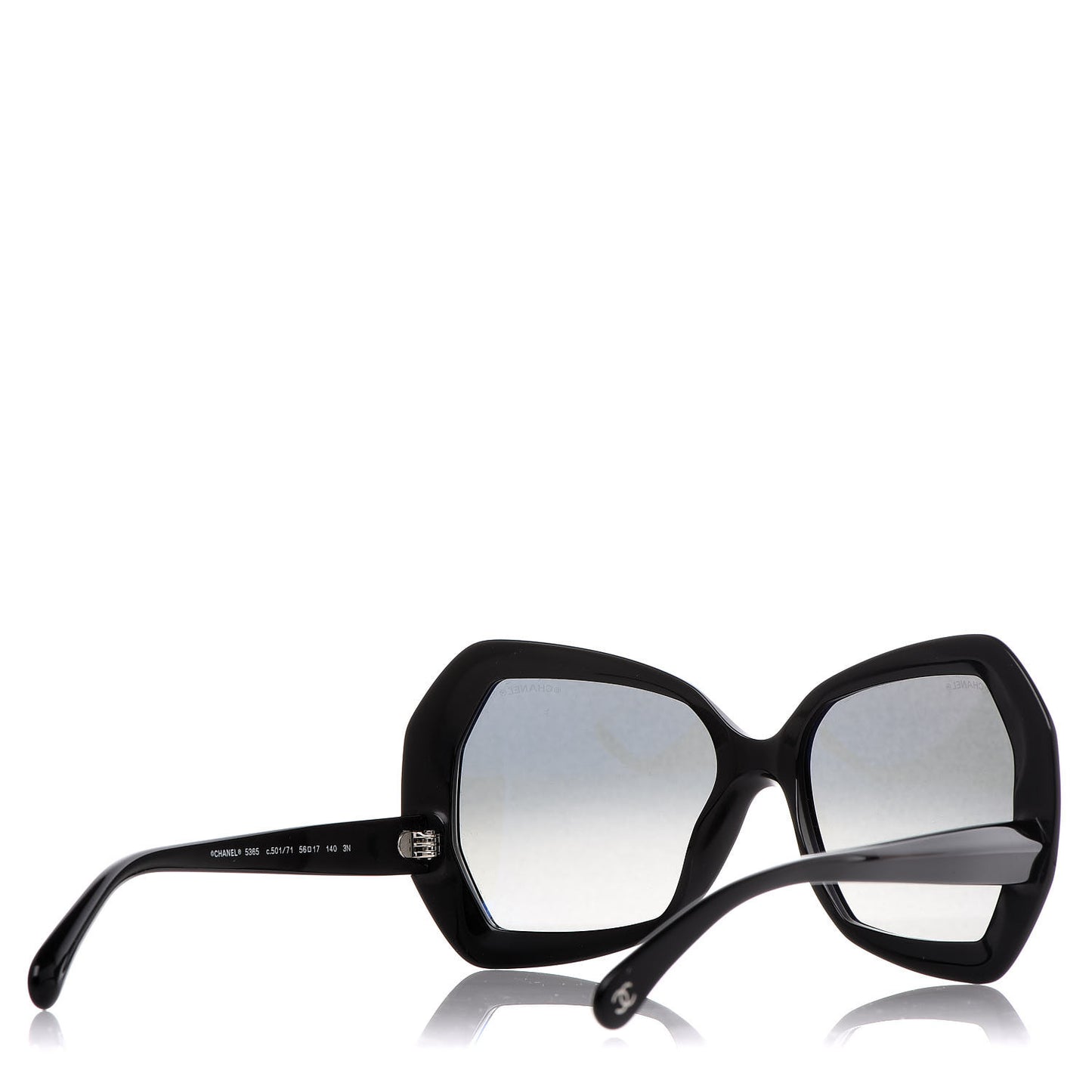 Acetate Oversized Sunglasses 5365 Black