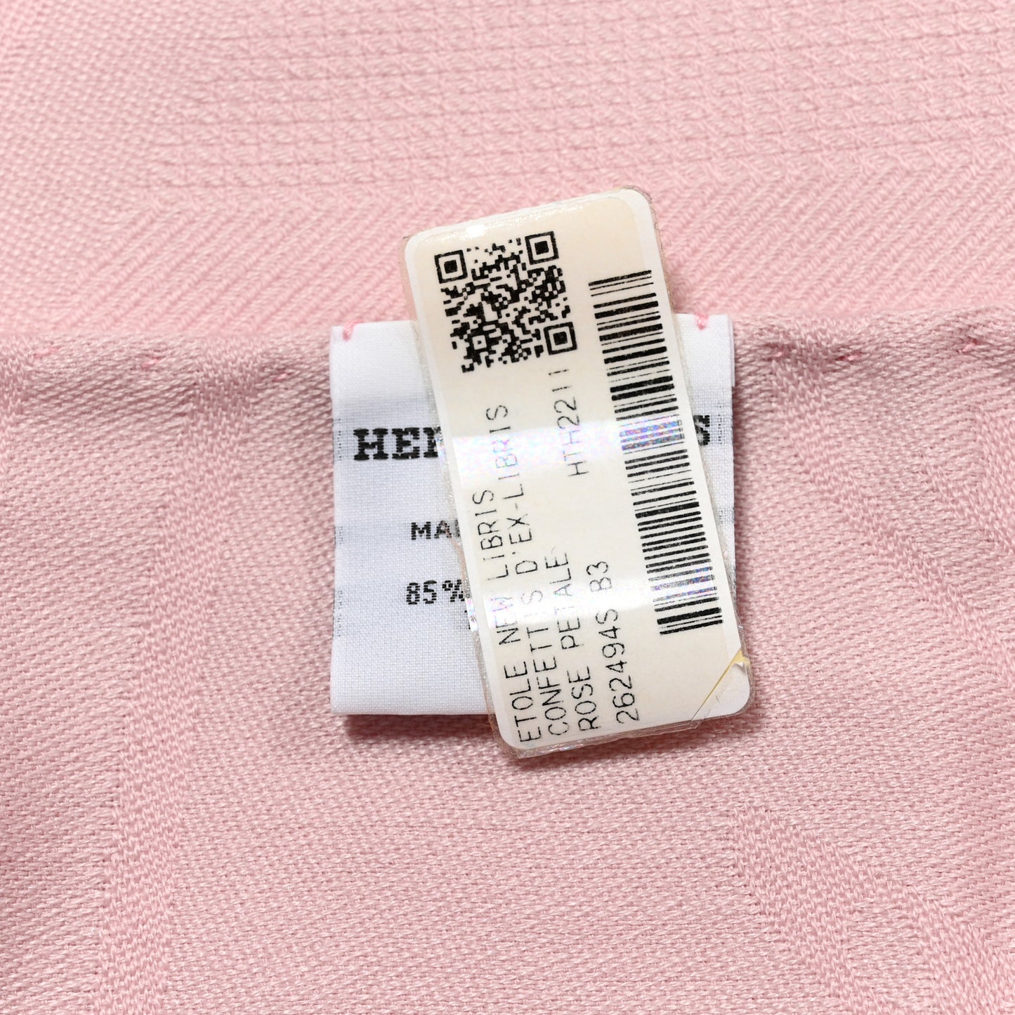 Cashmere Silk New Libris Stole Rose Petale