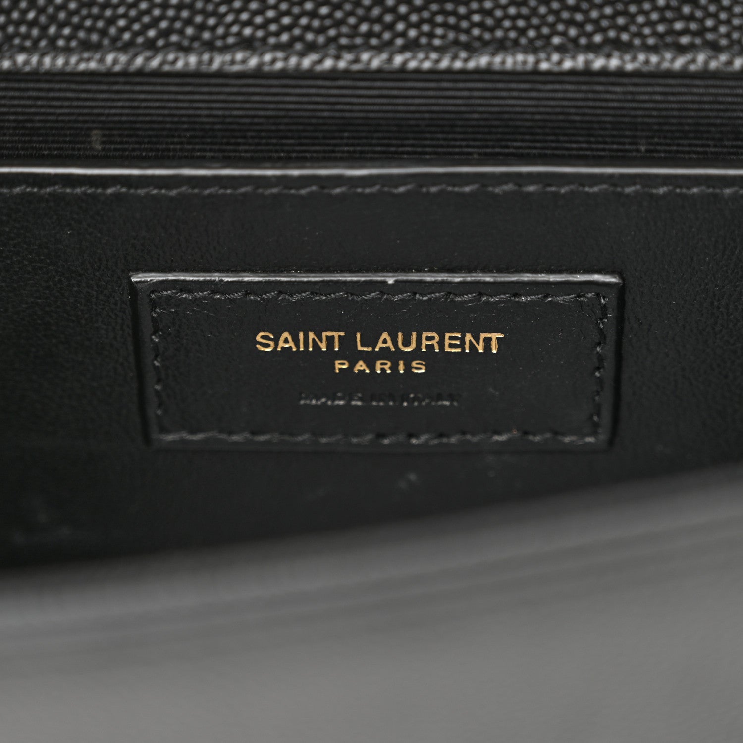 Saint Laurent Grain De Poudre Small Classic Monogram Kate Tassel Satchel Black 6 of 13