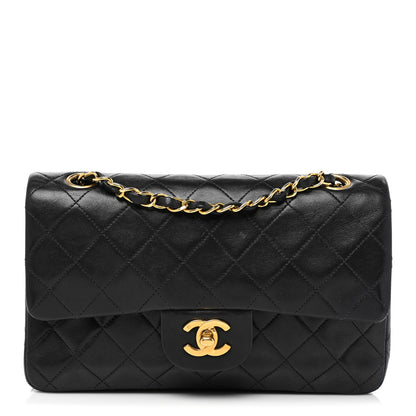 Chanel Lambskin Quilted Small Double Flap Black 1 of 13