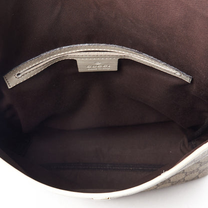 Gucci GG Plus Monogram Small Flap Messenger Bag Beige Off White 6 of 9