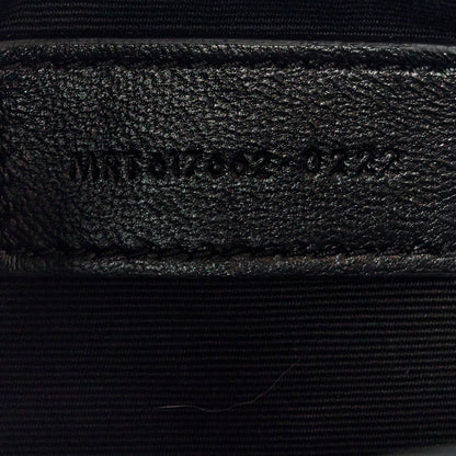 Saint Laurent Grain De Poudre Matelasse Chevron Monogram Envelope Clutch Black 7 of 10