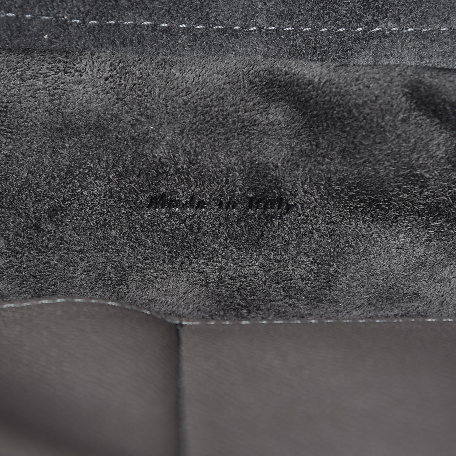 Celine Grained Calfskin Mini Belt Bag Grey 7 of 13