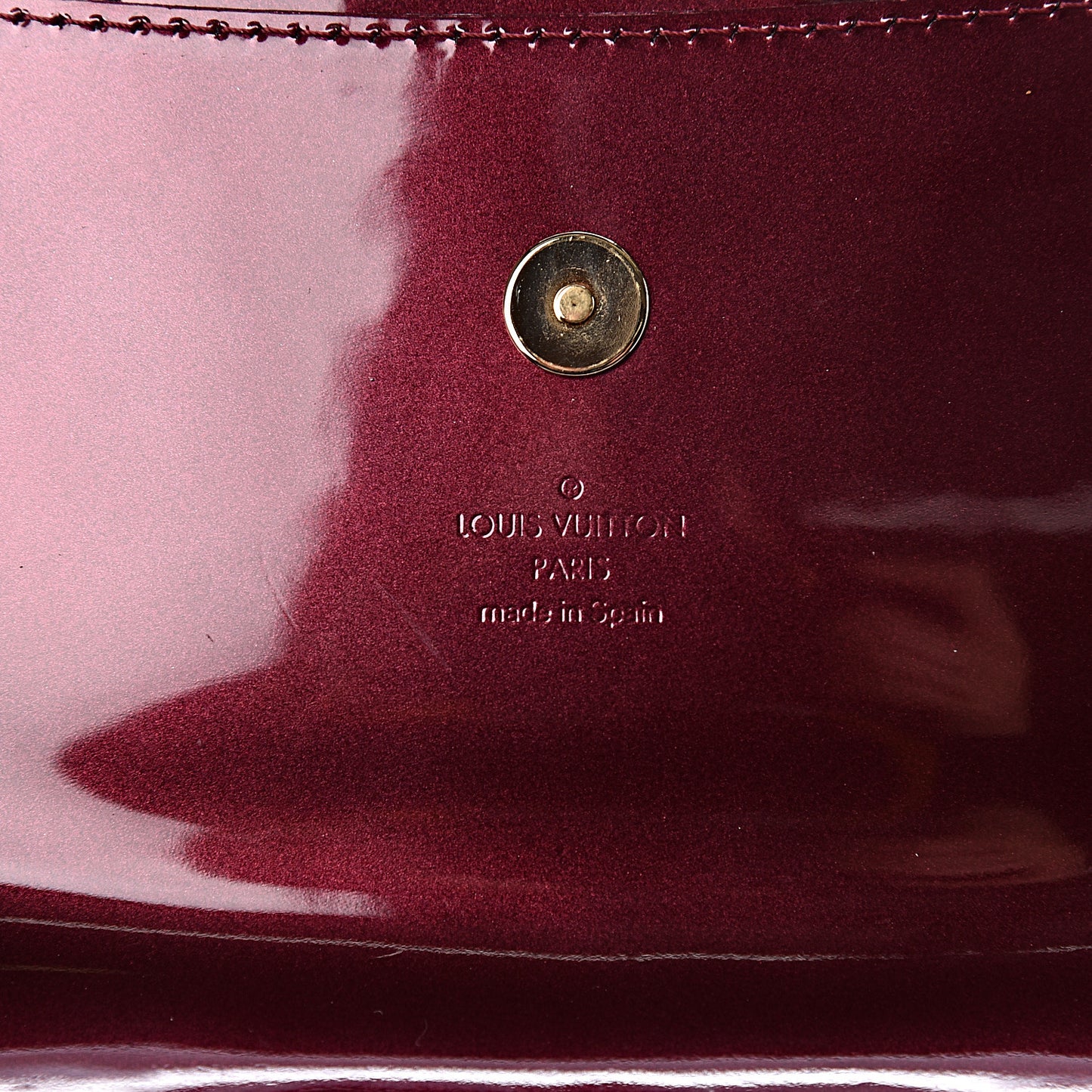 Patent Sobe Clutch Rouge Fauviste