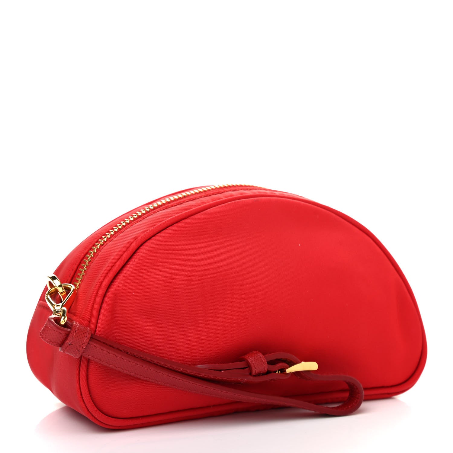 Prada Tessuto Nylon Cosmetic Pouch Rosso 3 of 8