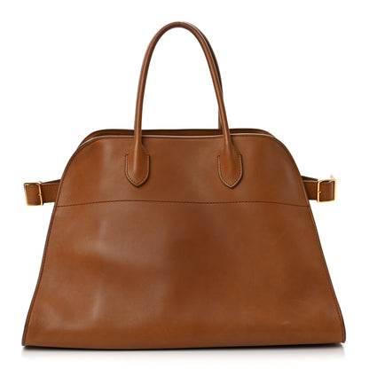The Row Polished Saddle Calfskin Soft Margaux 15 Cuir 1 of 10