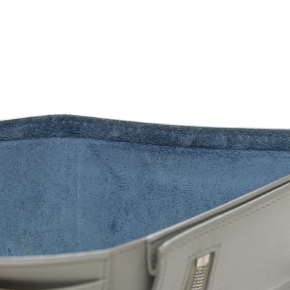 Celine Grained Calfskin Medium Multifunction Strap Wallet Cloud 8 of 11