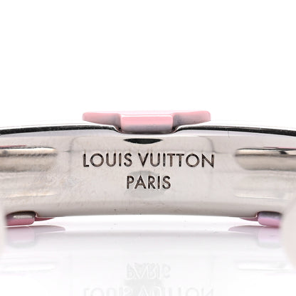 Louis Vuitton Resin Daily Monogram Bracelet S Silver Pink 4 of 5