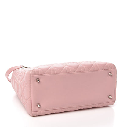 Christian Dior Lambskin Cannage Medium Lady Dior Light Pink 3 of 9