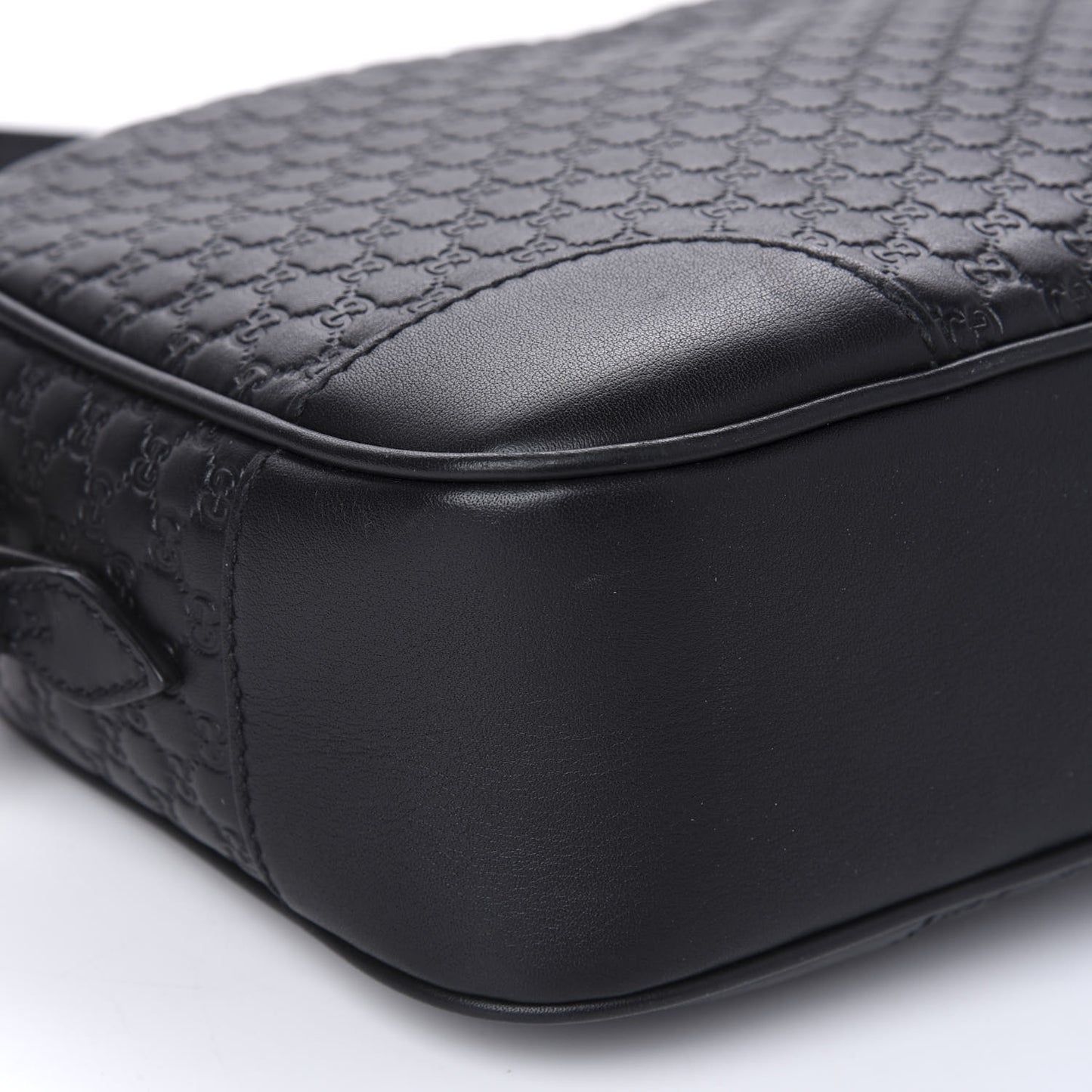 Microguccissima Mini Bree Messenger Bag Black