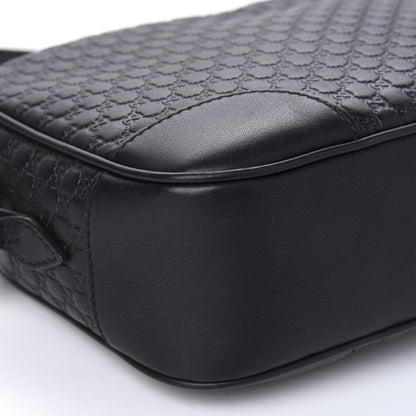 Gucci Microguccissima Mini Bree Messenger Bag Black 6 of 10