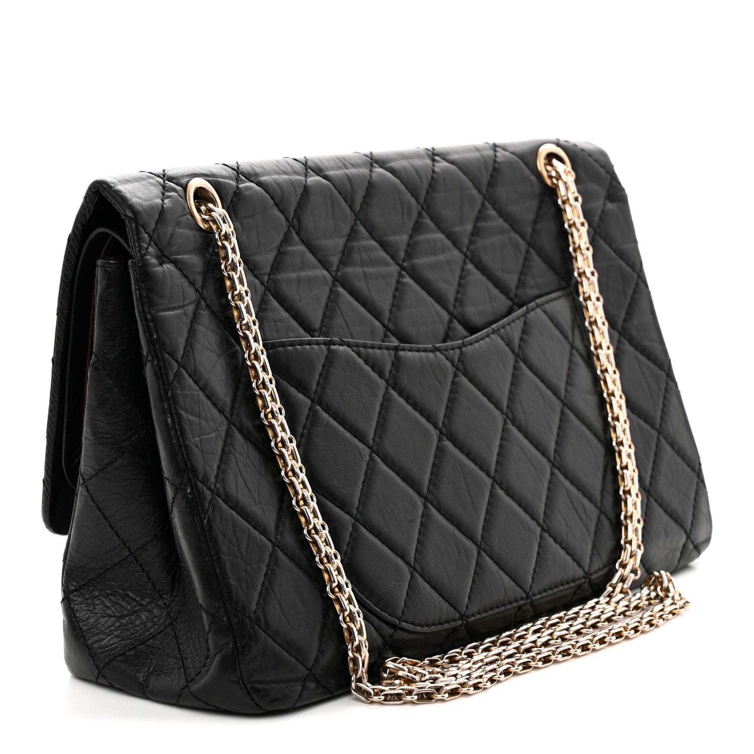 Chanel Aged Calfskin Quilted 2.55 Reissue 227 Flap Black 3 of 12
