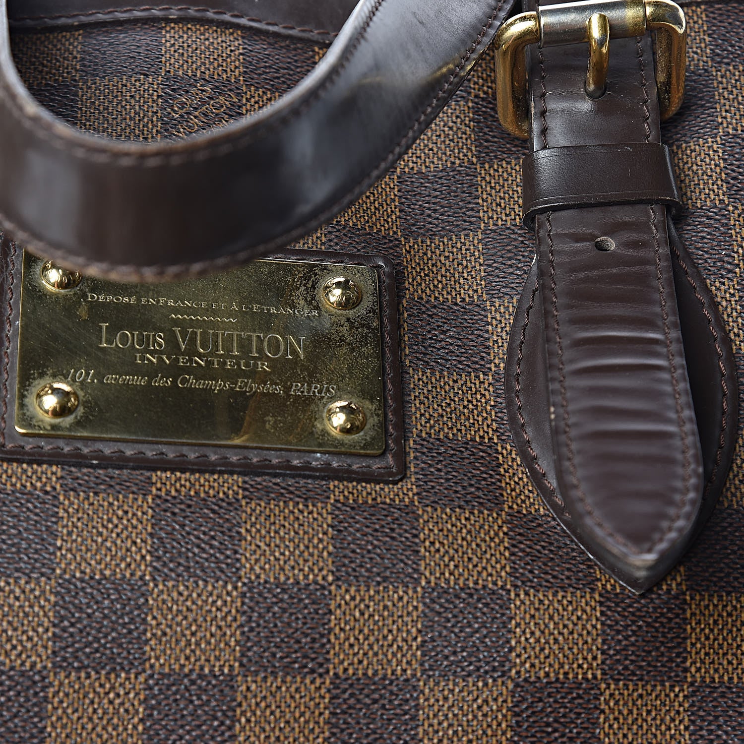 Louis Vuitton Damier Ebene Hampstead MM 8 of 11