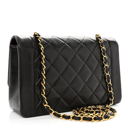 Chanel Lambskin Quilted Medium Single Flap Black 3 of 12