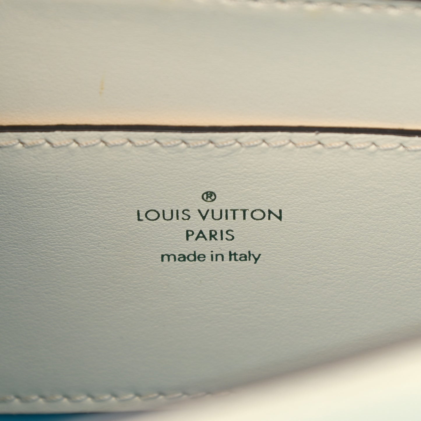Smooth Calfskin LV Pont 9 Cream