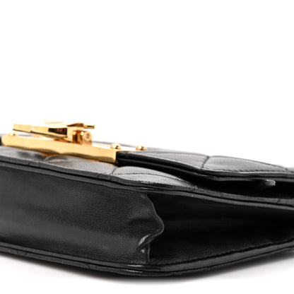 Chanel Lambskin Quilted Golden Class Wallet on Chain WOC Black 8 of 9