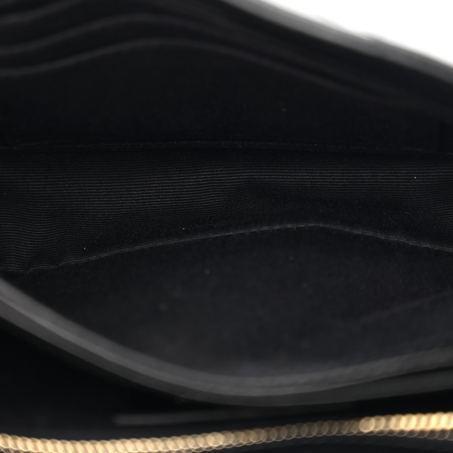 Saint Laurent Calfskin Y Quilted Monogram Toy Loulou Crossbody Bag Black 5 of 11