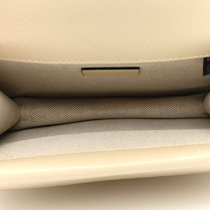 Gucci Textured Calfskin Crystal Mini Dionysus Shoulder Bag Mystic White 5 of 9