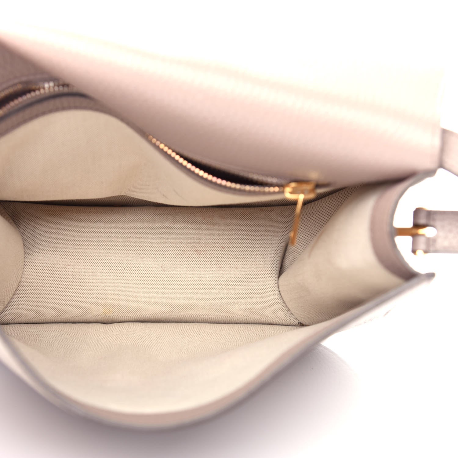 Tom Ford Grained Calfskin Large T Clasp Tara Crossbody Bag Silk Taupe 5 of 10