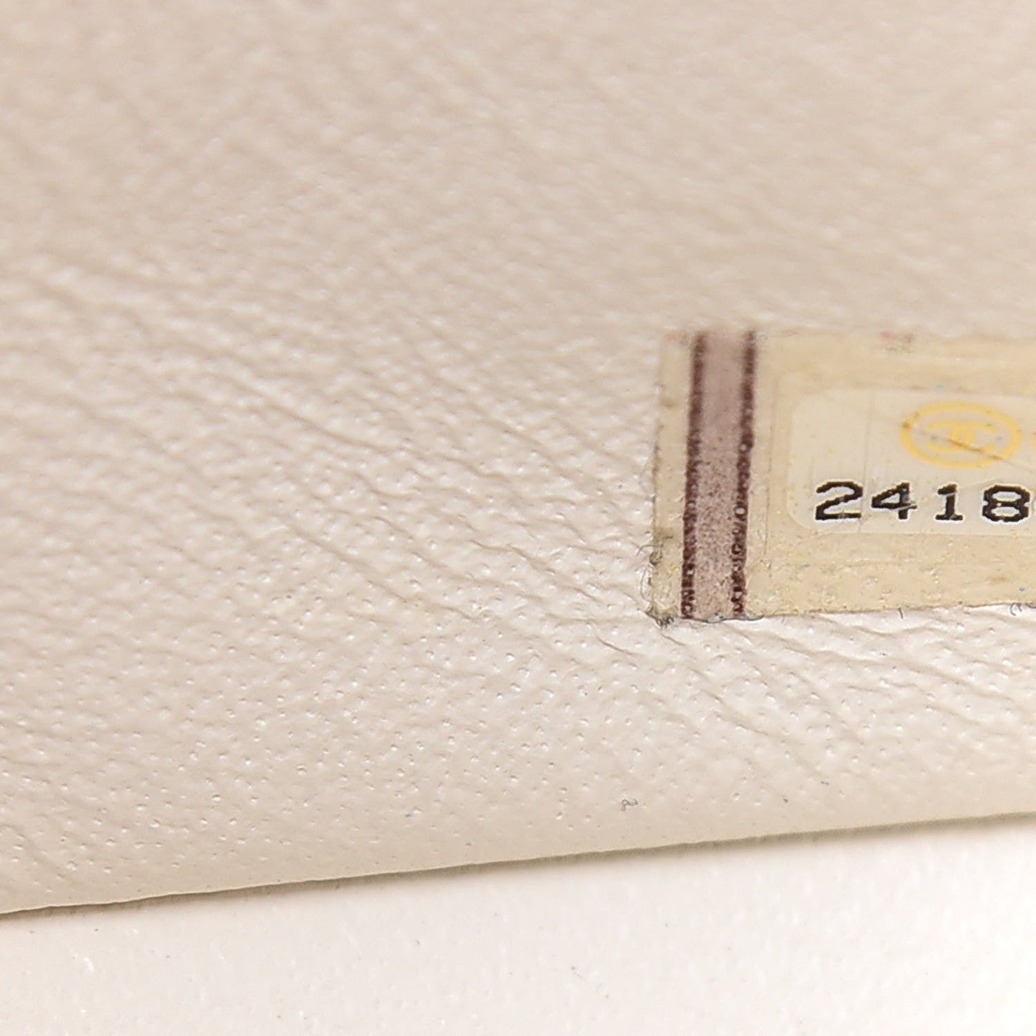 Chanel Crumpled Calfskin Quilted Mini Square Flap White 11 of 12