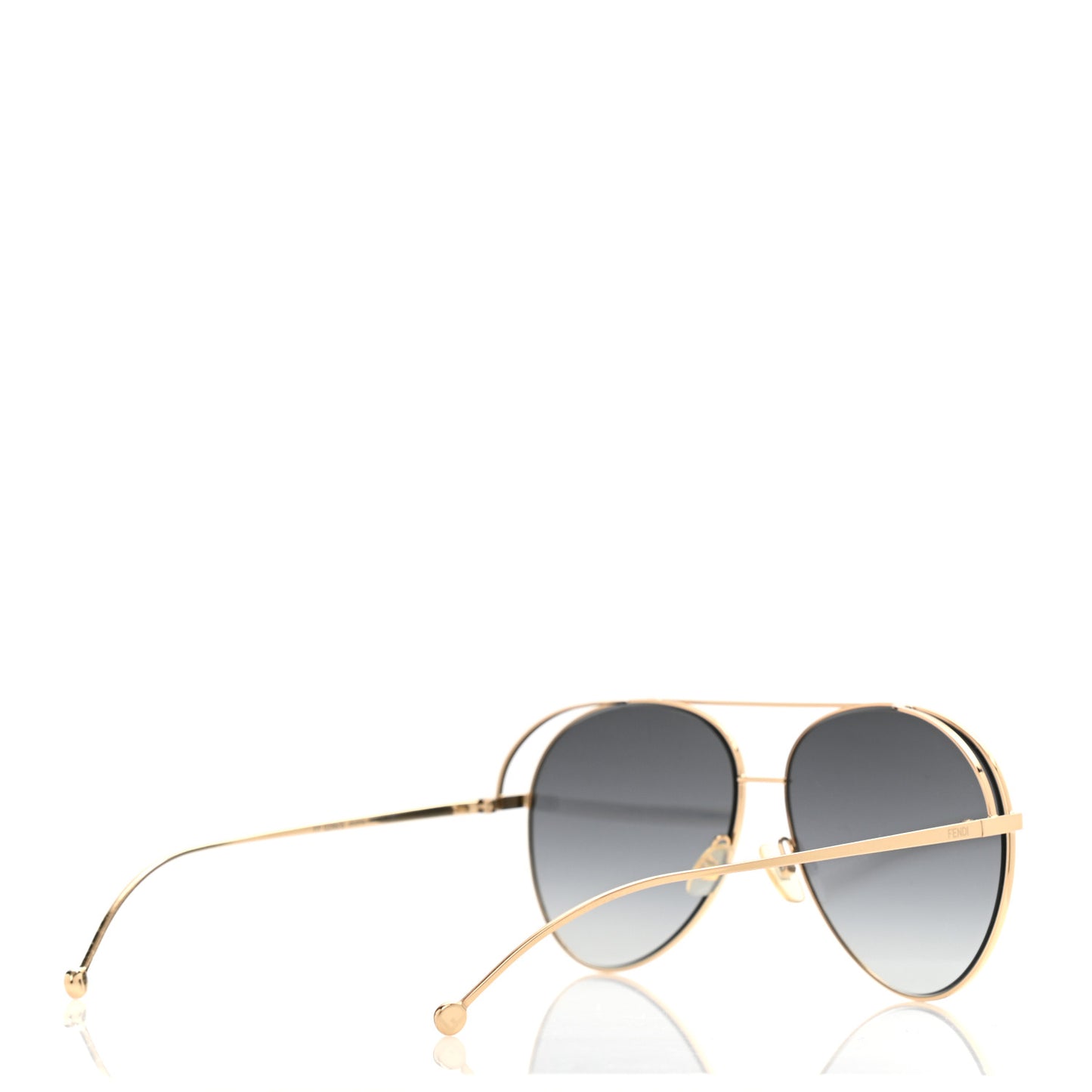 Metal Aviator Sunglasses FF0286/S Gold