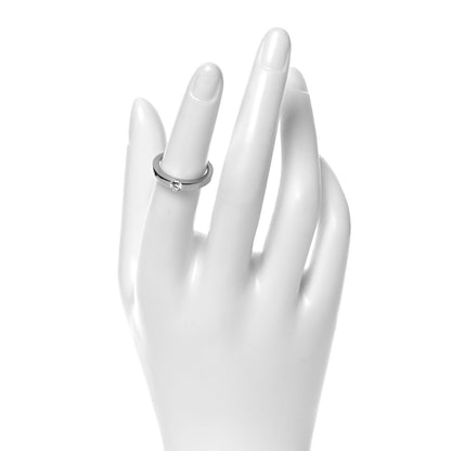 Cartier 18K White Gold Diamond .21ct Solitaire Engagement Ring 49 4.75 2 of 4