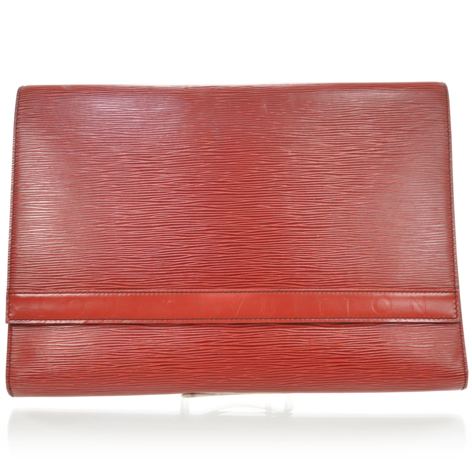 Louis Vuitton Epi Documents Holder Red 1 of 8
