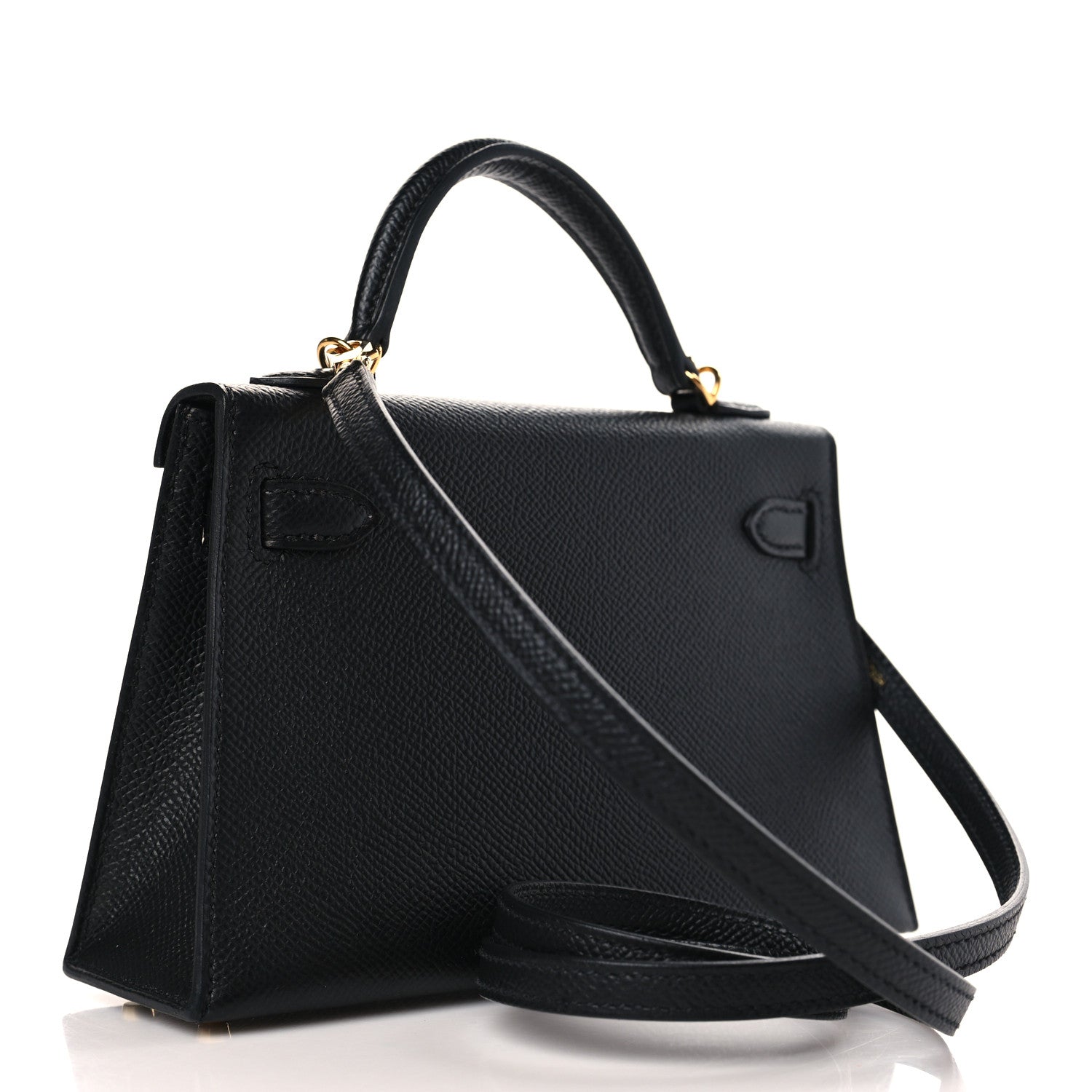 Hermes Epsom Mini Kelly Sellier 20 Black 3 of 10