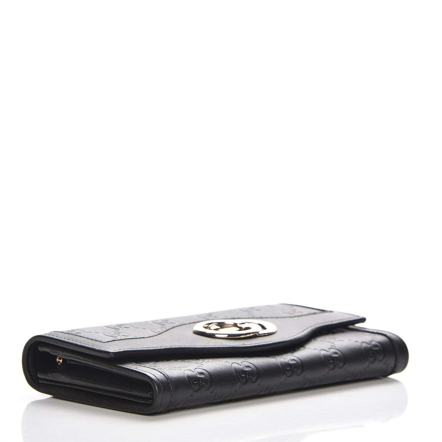 Gucci Guccissima Sukey Continental Wallet Continental Wallet Black 4 of 6